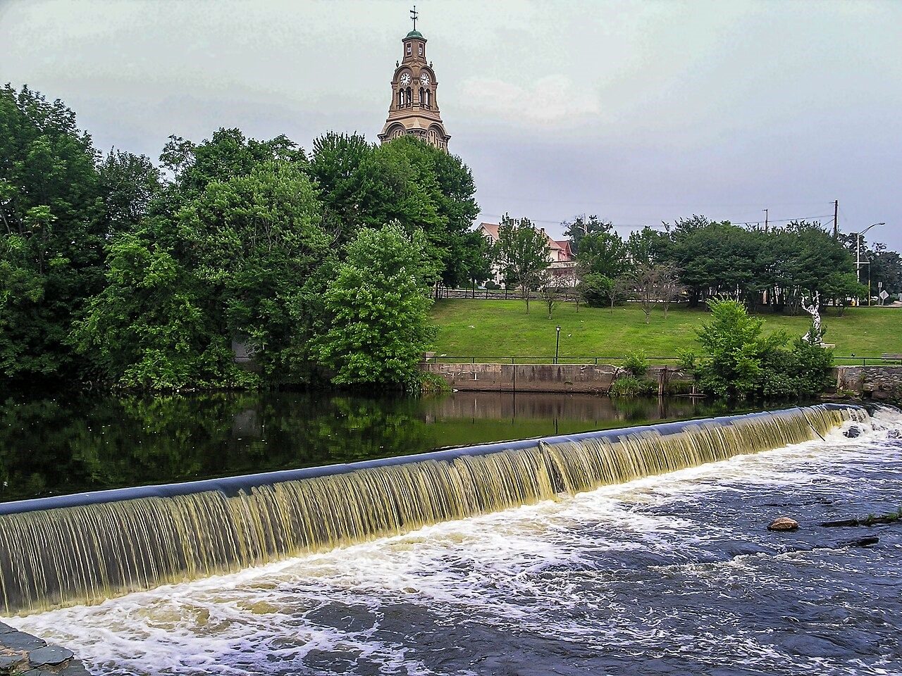 Slater Mill on the Blackstone River in Pawtucket, Rhode Island
